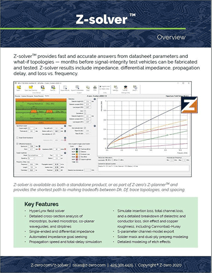 Z-solver Datasheet